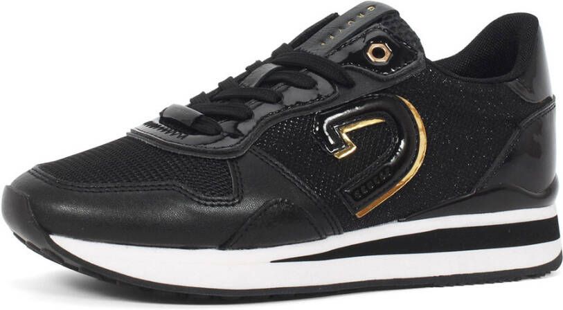 Cruyff Parkrunner Lux Black Gold Zwart Leer Lage sneakers Dames - Foto 5