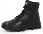 G-Star G Star Raw Noxer Hgh Lea Nyl W Veterboots Laarzen Met Veters Dames Zwart - Thumbnail 4