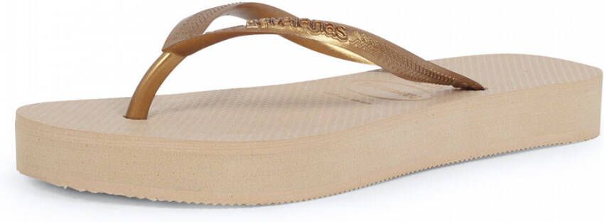 Havaianas Slim Flatform slippers goud