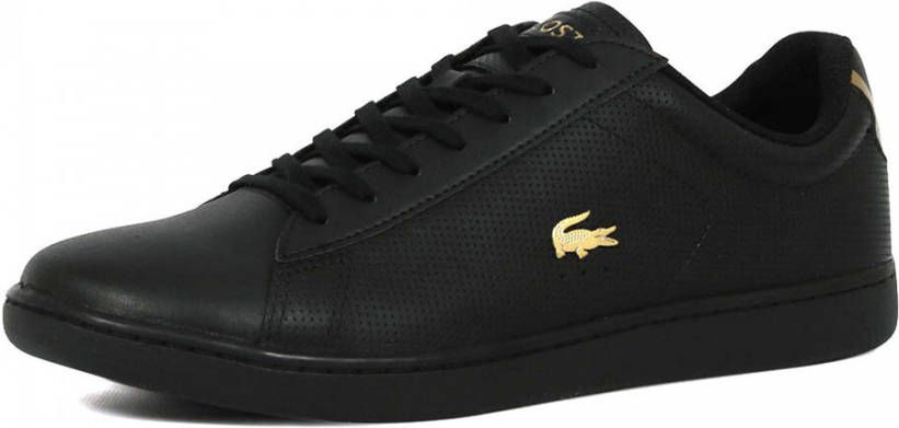 Lacoste Carnaby dames sneaker zwart goud