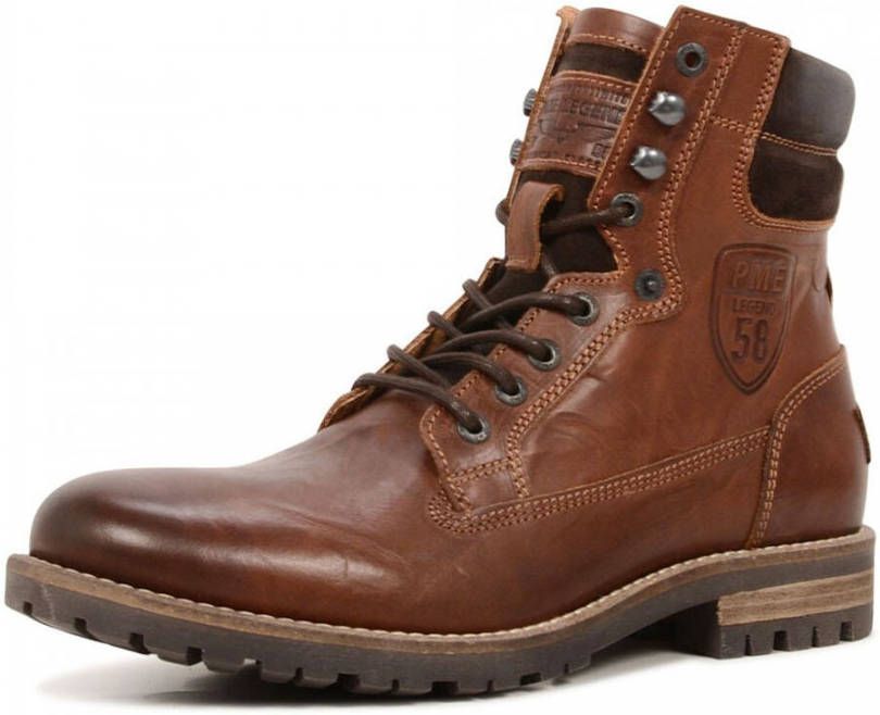 PME Legend PME Cargo Tanker Veterboots Laarzen Met Veters Heren Cognac - Foto 9