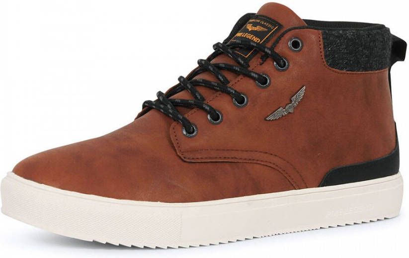 PME Legend Heren Veterschoenen Lexing-t Cognac - Schoenen.nl