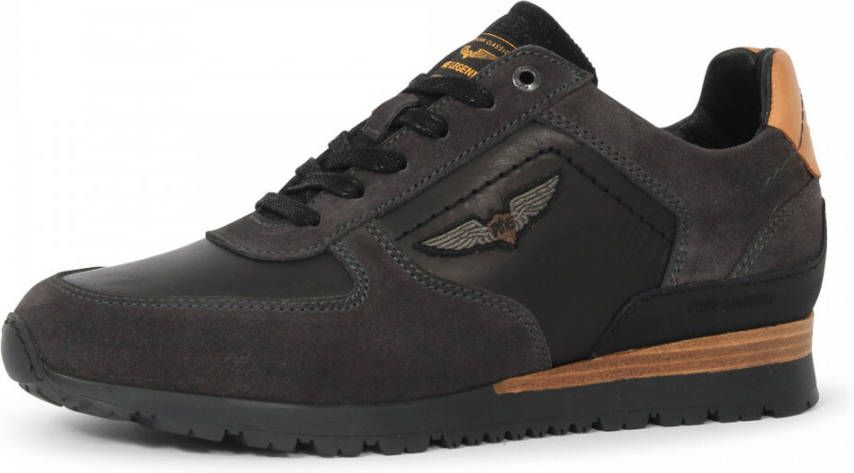 PME Legend Lockplate nubuck sneakers grijs - Schoenen.nl