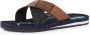 PME Legend Haig Slippers blauw Imitatieleer Heren - Thumbnail 4