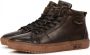 PME Legend Bruin Tinten Titon Hoge sneakers Leren Sneaker Heren Bruin - Thumbnail 5