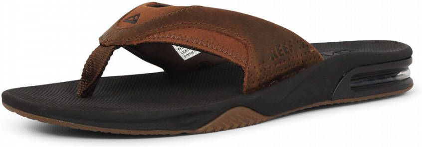 Reef Fanning heren slippers bruin 42