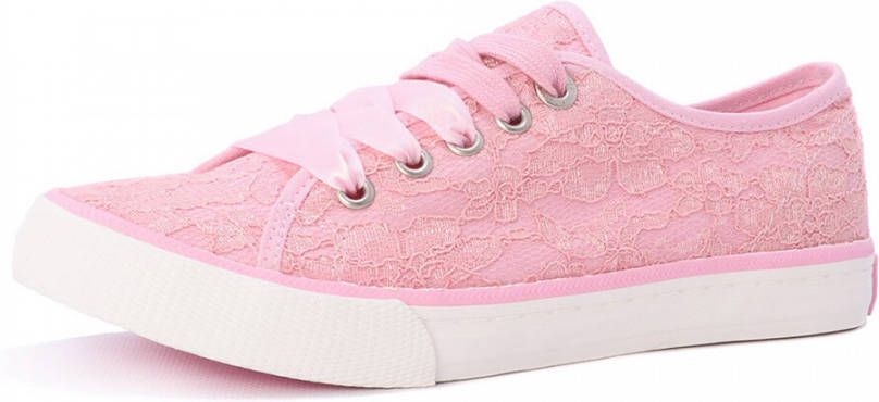 S.Oliver s Oliver roze sneakers kant