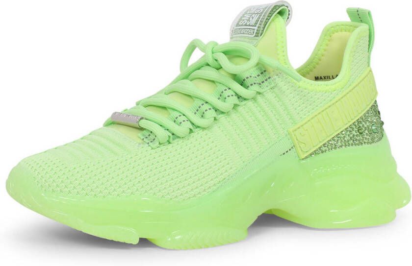 Steve Madden Maxilla-R dames sneaker neon groen