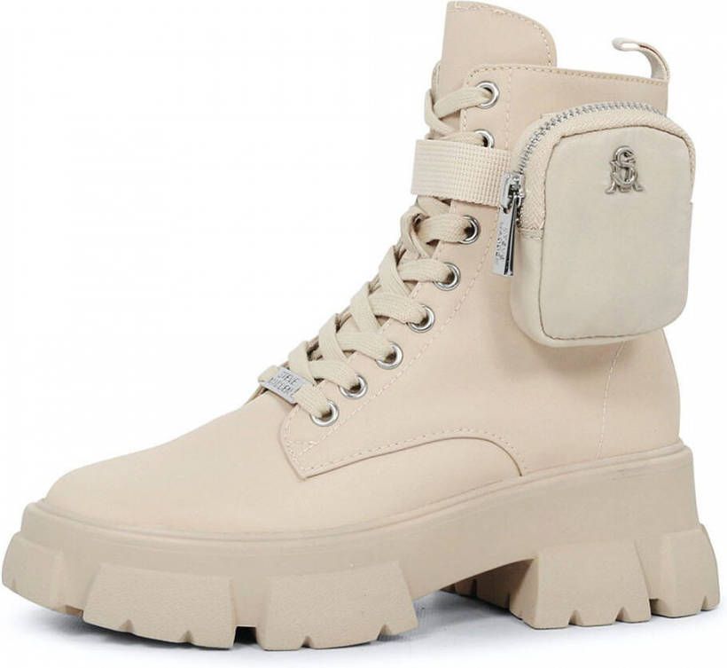 Steve Madden tanker-p boots beige