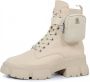 STEVE MADDEN Tanker-P Bootie Beige Nylon Veterboots Dames - Thumbnail 6