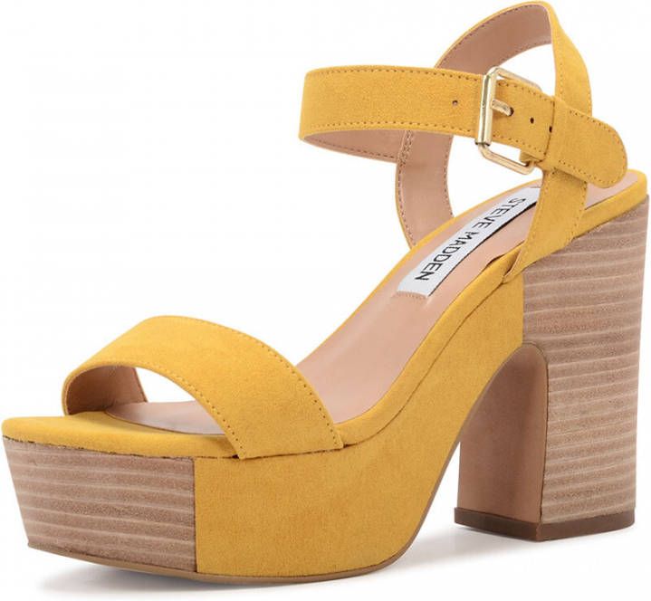 Steve Madden Dames Sandalen Zanto Geel - Foto 2