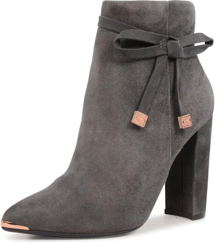 Ted Baker qatena enkellaars grijs
