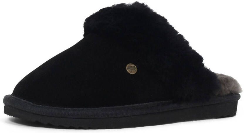 Warmbat Australia leren pantoffels zwart Leer Effen 33 - Foto 5