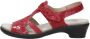 4X Comfort 4XComfort Dames sandalen Plat rood - Thumbnail 2