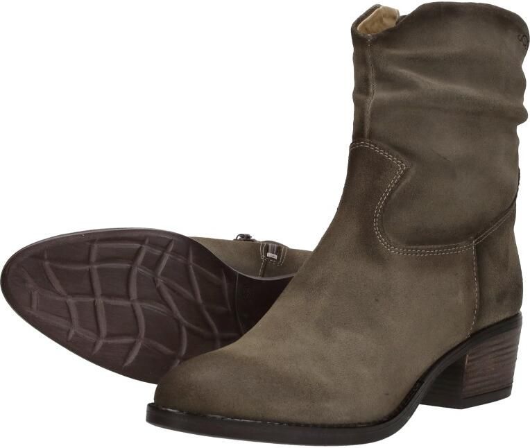 Aqa Enkellaarsjes Hak Enkellaarsjes Hak taupe - Foto 4