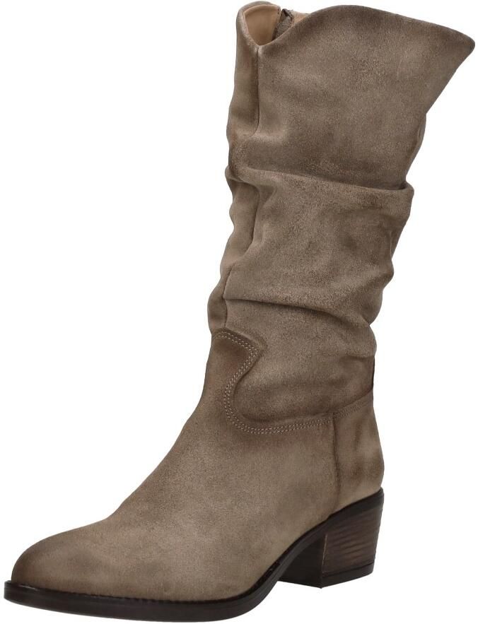 Aqa Hoge laarzen taupe Suede Dames - Foto 4