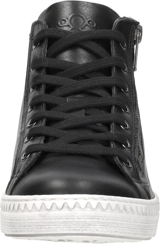 AQA Shoes A8630~~~~~~~~~~~~~~~~~~~~~~~~~ Hoge sneakersVeterlaarzenDames veterschoenenDames sneakersHalf-hoge schoenen Zwart - Foto 8