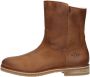 Aqa Enkellaarsjes Cognac Leer 182324 Dames - Thumbnail 2