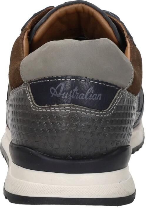 Australian Filmon Sneakers Heren Leren Sneaker Blauw - Foto 10