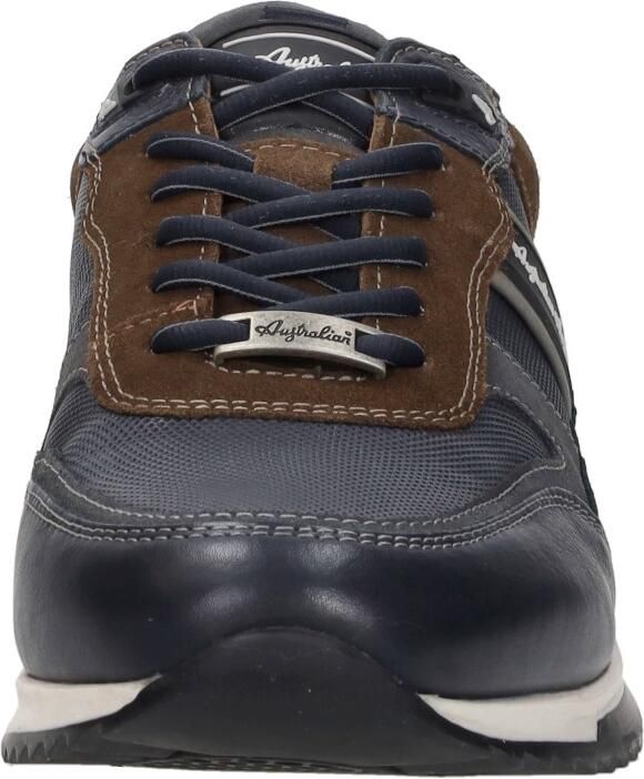Australian Filmon Sneakers Heren Leren Sneaker Blauw - Foto 9