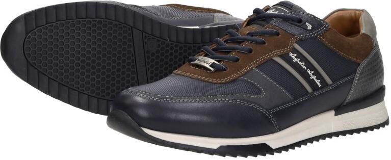 Australian Filmon Sneakers Heren Leren Sneaker Blauw - Foto 11