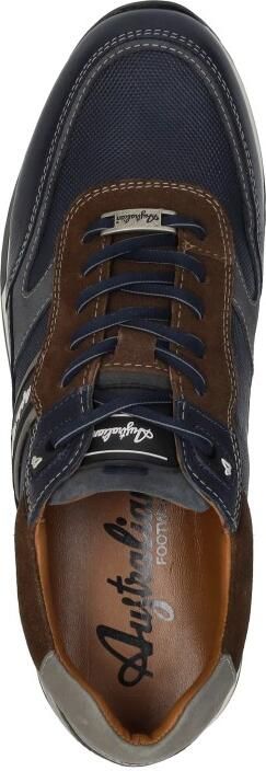 Australian Filmon Sneakers Heren Leren Sneaker Blauw - Foto 12