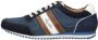 Australian Footwear Australian Cornwall heren sneaker Blauw wit - Thumbnail 4