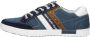Australian Blauwe Leren Herensneaker Nothingham Multicolor Heren - Thumbnail 4