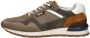 Australian Grijze Leren Sneakers met Comfortabel Voetbed Brown - Thumbnail 2