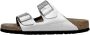 Birkenstock Arizona Slippers Metallic Silver Narrow fit | Zilver | Leer - Thumbnail 5