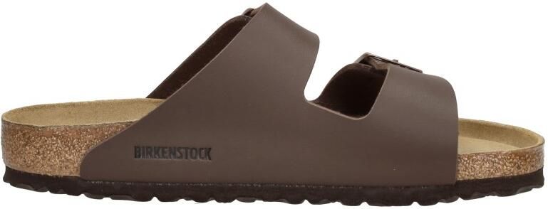 Birkenstock Platte sandalen Arizona Birko-Flor Narrow Dark Brown - Foto 16