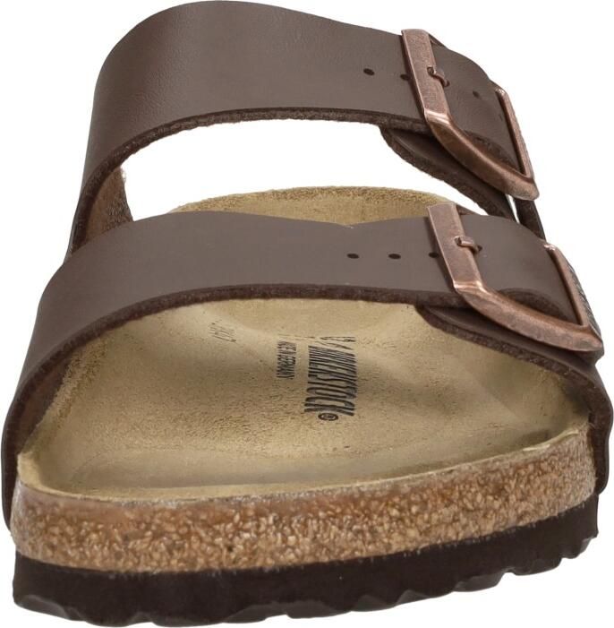 Birkenstock Platte sandalen Arizona Birko-Flor Narrow Dark Brown - Foto 13