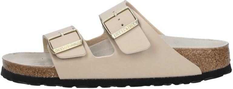 Birkenstock Women's Arizona BS Birko-Flor Triples Sandalen Narrow beige - Foto 3
