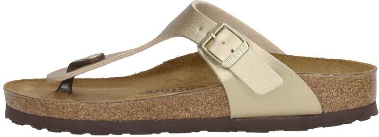 Birkenstock Stijlvolle Dames Gesp Flip Flops Geel Dames - Foto 4