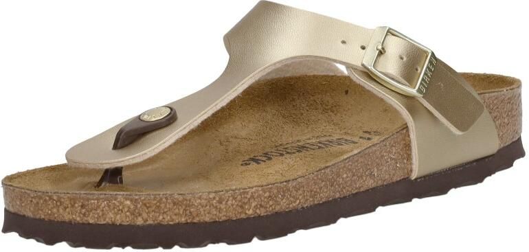 Birkenstock Stijlvolle Dames Gesp Flip Flops Geel Dames - Foto 8