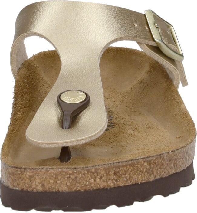 Birkenstock Stijlvolle Dames Gesp Flip Flops Geel Dames - Foto 6