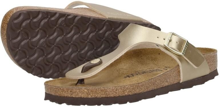 Birkenstock Stijlvolle Dames Gesp Flip Flops Geel Dames - Foto 7