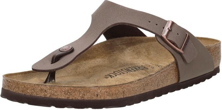 BIRKENSTOCK Teenslippers Gizeh Nubuck Bruin - Foto 15