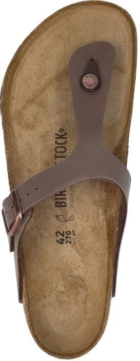 BIRKENSTOCK Teenslippers Gizeh Nubuck Bruin - Foto 20