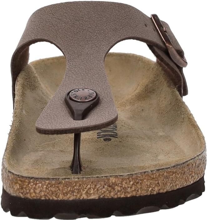 BIRKENSTOCK Teenslippers Gizeh Nubuck Bruin - Foto 12