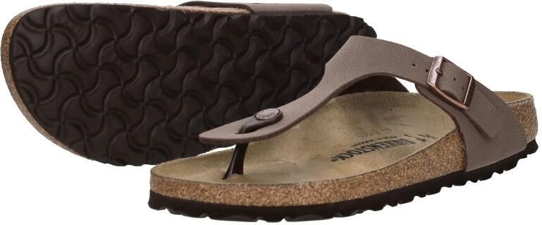 BIRKENSTOCK Teenslippers Gizeh Nubuck Bruin - Foto 16
