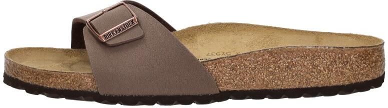 Birkenstock Madrid Dames Slippers Mocha Regular fit | Bruin | Imitatieleer - Foto 5