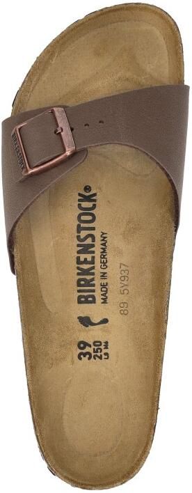 Birkenstock Madrid Dames Slippers Mocha Regular fit | Bruin | Imitatieleer - Foto 4