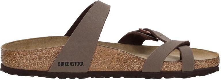 Birkenstock Mayari Slippers Mocha Regular fit | Bruin | Imitatieleer