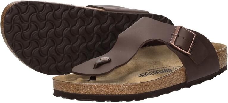 Birkenstock Ramses Habana regular Birko-Flor Nubuck Heren Teenslipper Nubuck Brown - Foto 13