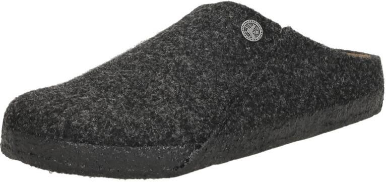 Birkenstock Zermatt Pantoffels Anthracite Regular fit | Zwart | Wolvilt - Foto 7