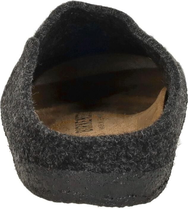 Birkenstock Zermatt Pantoffels Anthracite Regular fit | Zwart | Wolvilt - Foto 8