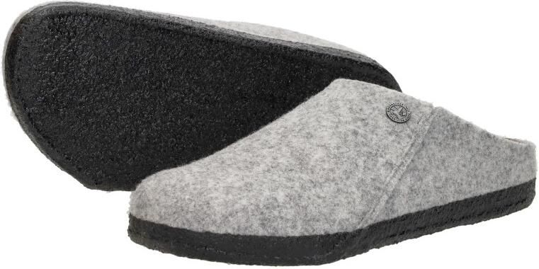 Birkenstock Pantoffels Zermatt Wolvilt Sloffen Standard Grijs Regular - Foto 11