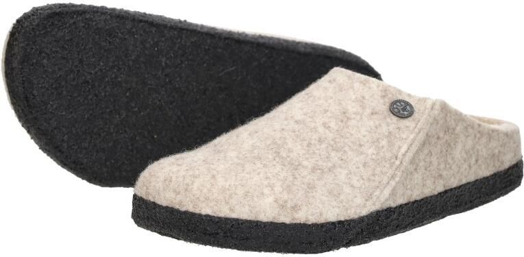 Birkenstock Zermatt Shearling Wool Felt Pantoffels Regular beige - Foto 4