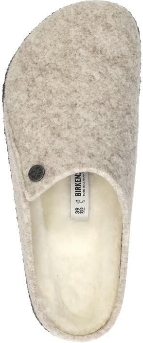 Birkenstock Zermatt Shearling Wool Felt Pantoffels Regular beige - Foto 6